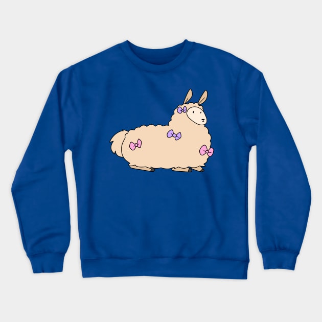 Pretty Llama Crewneck Sweatshirt by saradaboru